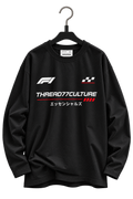 Oversized Long Sleeve Tee – Black