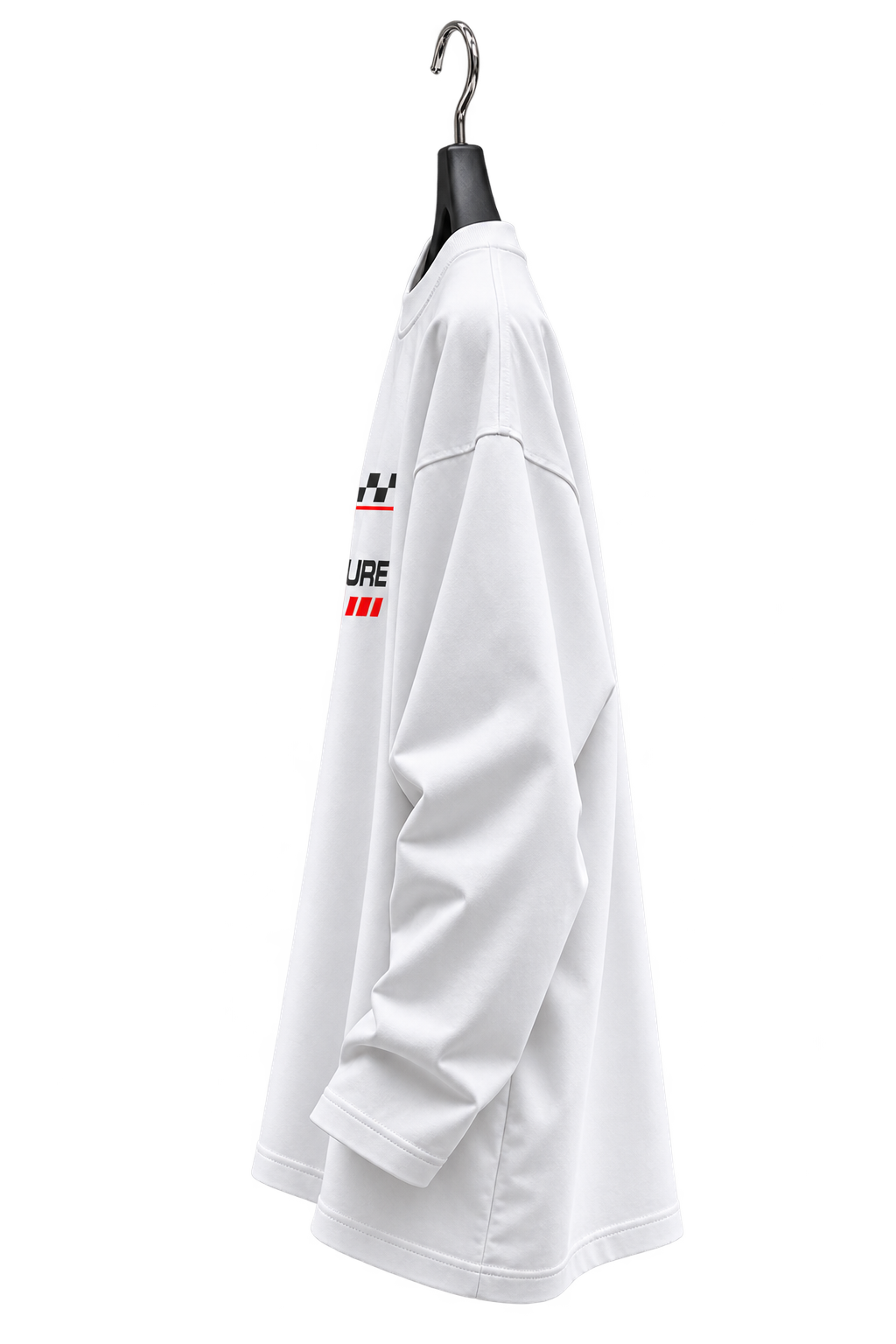 Oversized Long Sleeve Tee – White